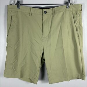 Jachs Men's 38 Beige Khaki Performance Quick Dry Chino Stretch Golf Shorts‎
